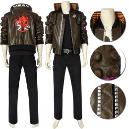 Cyberpunk 2077 Cosplay Costume Male Cosplay Jacket Ver.2 ctge005