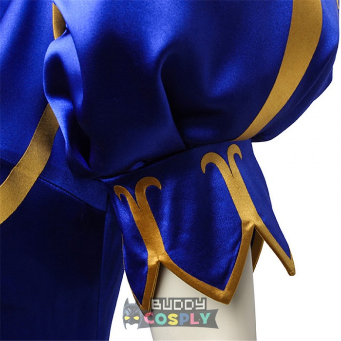 Chun Li Cosplay Street Fighter Costume Chinese Kung Fu Dress Up 3943