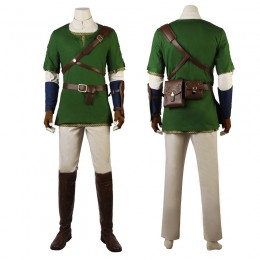 Link Hero Tunic Cosplay Costume The Legend of Zelda: Twilight Princess Version 4114
