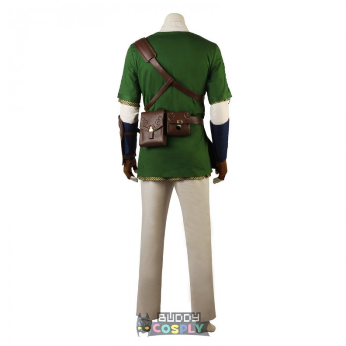 Link Hero Tunic Cosplay Costume The Legend of Zelda: Twilight Princess Version 4114