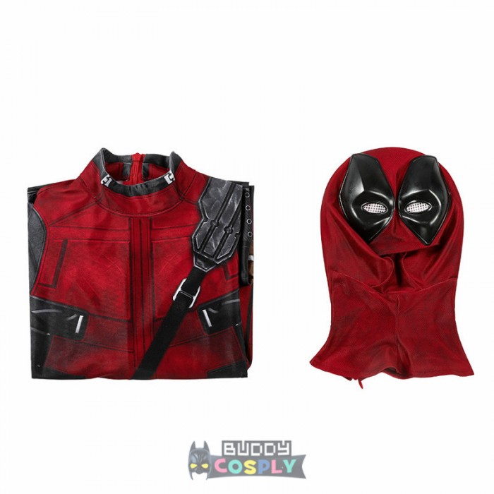 Deadpool Superhero Kids Bodysuit 3D Style Halloween Cosplay Costumes J19003AA