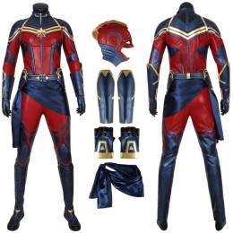 Captain Marvel Costume Avengers 4 Endgame Cosplay Suits Top Level 4447