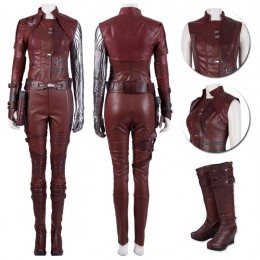 Avengers Endgame Nebula Cosplay Costume Single Sleeve Suit Top Level