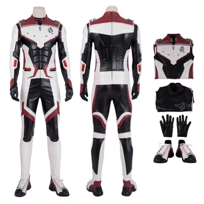 Avengers Endgame Quantum Realm Suits Cosplay Costume Top Level
