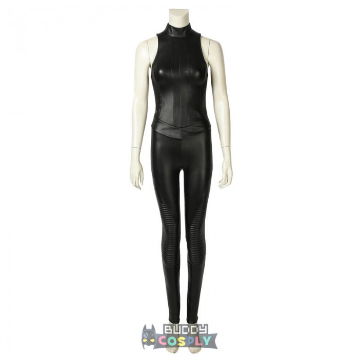 Alita Battle Angel Cosplay Costumes Black Faux Leather Edition