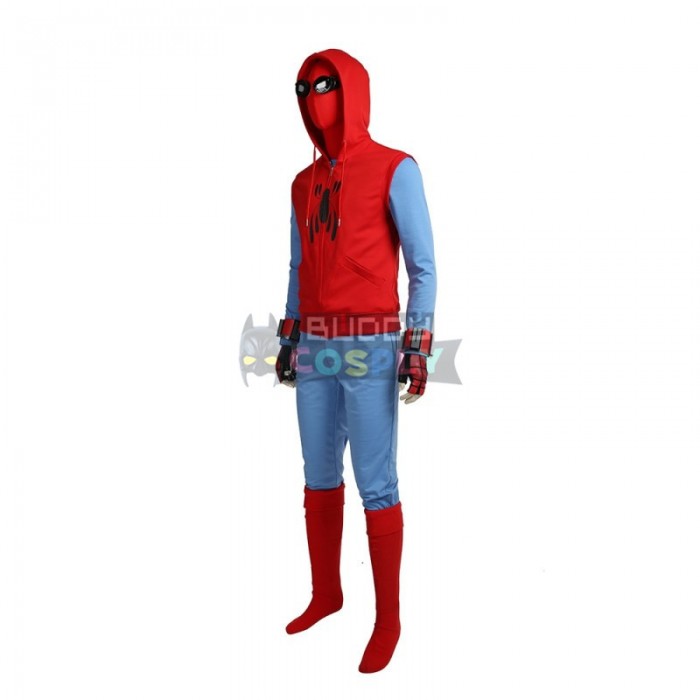 Spider-Man Homecoming Tom Holland Spiderman Outfits Cosplay Costume 4621