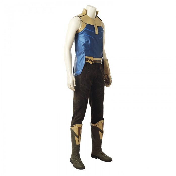 Avengers Infinity War Thanos Cosplay Costume With Infinity Gauntlet
