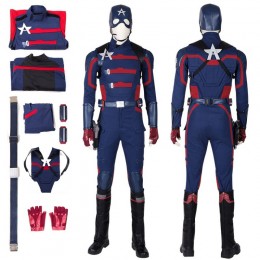 U.S. Agent Cosplay Costume New Captain America Cosplay Suit Top Level