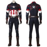 Captain America Cosplay Costumes Avengers 2 Steve Rogers Suit Top Level 3678