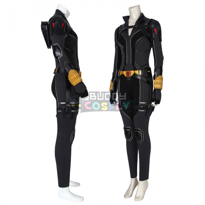 Black Widow Cosplay Costume Natasha Romanoff New Black Suit Top Level 4558