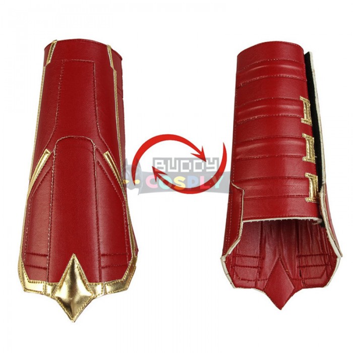 Captain Marvel Carol Danvers Costume Dark Color and Shoes Cover Cosplay Edition 4247