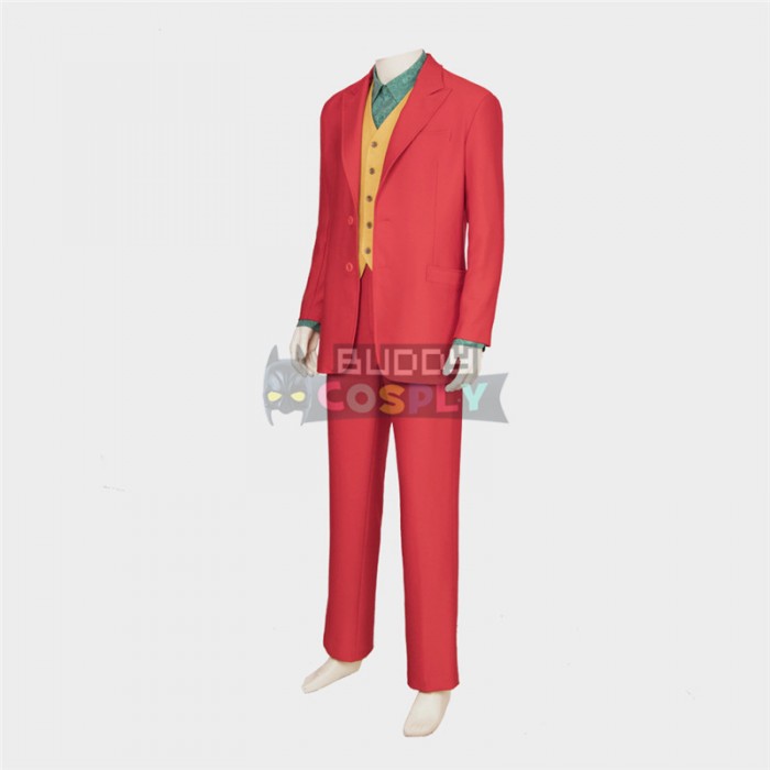 Joker Red Cosplay Costumes Suit Top Level