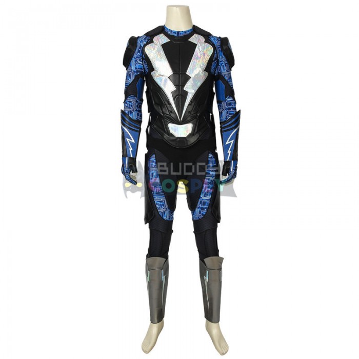 Black Lightning Costume Jefferson Pierce S2 Cosplay Suit Top Level