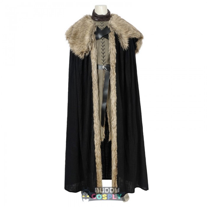 Jon Snow King of The North Cosplay Costume Outfits Game of Thrones Season 8 Cosplay 4385