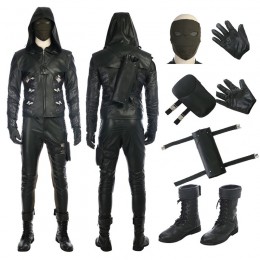 Green Arrow 5 Prometheus Quentin Lance Outfits Cosplay Costume