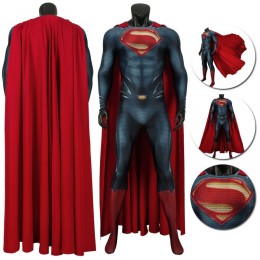 Superman Man of Steel Cosplay Costumes Clark Kent Suit J4300