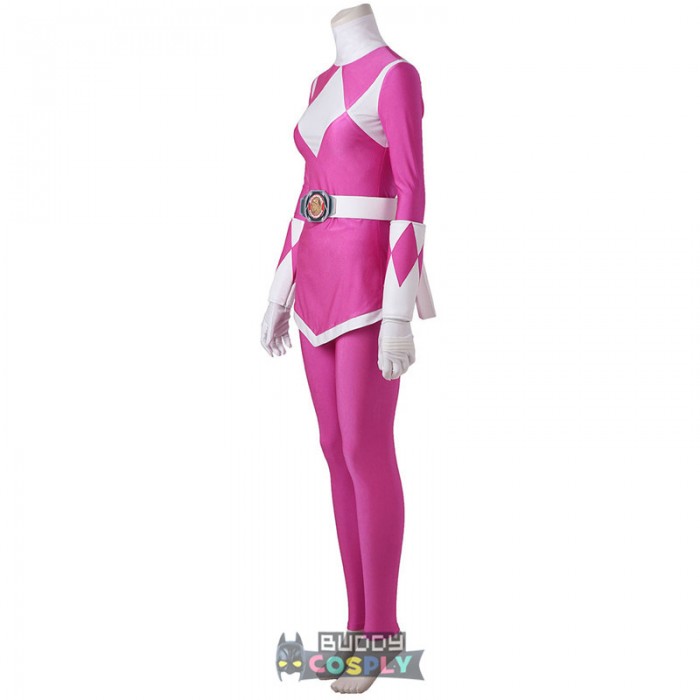 Pink Ranger Cosplay Costume Mighty Morphin Power Rangers Suit