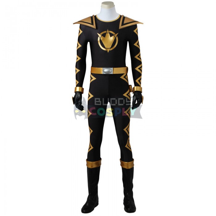 Power Rangers Dino Thunder Black Ranger Tommy Oliver Cosplay Costume 4012