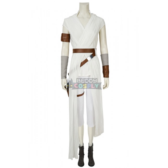 Rey Cosplay Hooded Costumes The Rise Of Skywalker Edition 4431