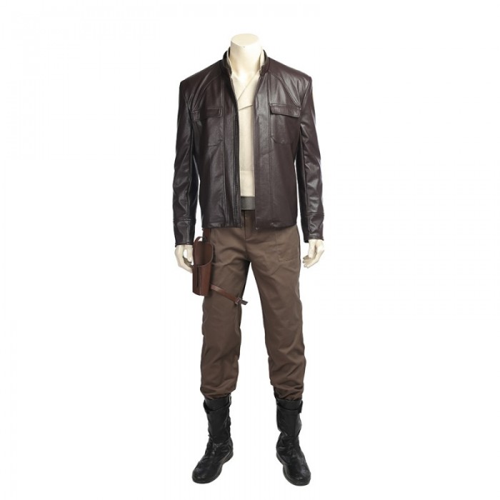 Star Wars 8 The Last Jedi Poe Dameron Outfits Cosplay Costume Full Set