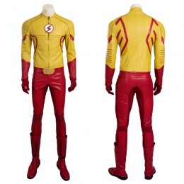 The Flash Wally West Kid Flash Cosplay Costume Season 3 Edition