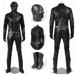 Zoom Costume Hunter Zolomon Reverse Flash Cosplay Black Suit
