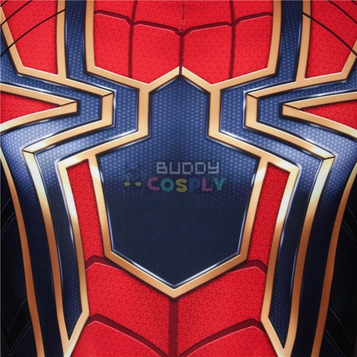 Iron Spiderman Cosplay Suit Endgame Spider-man Costume Ver.2 J19023BB
