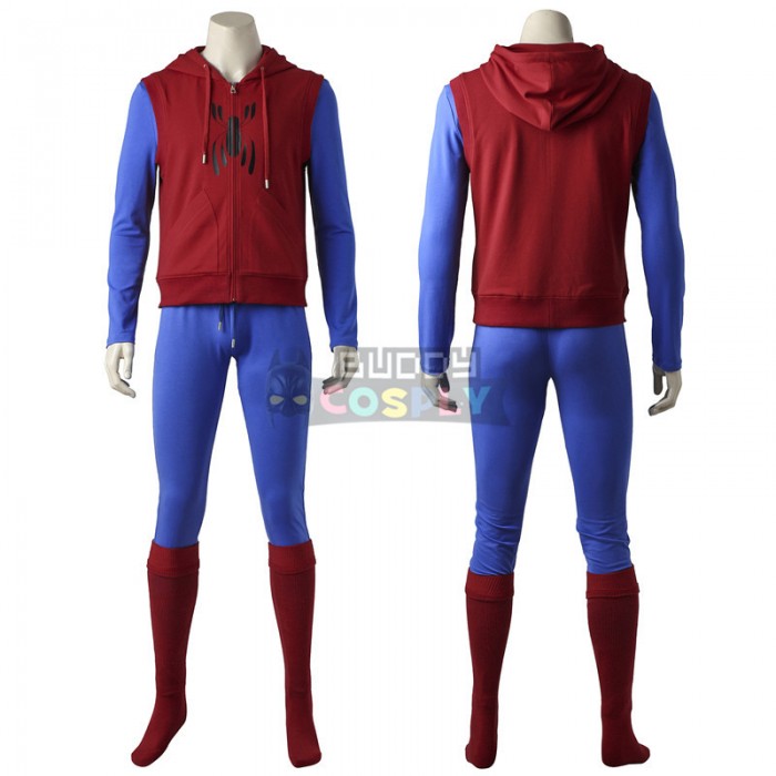 Spider-man Homecoming Cosplay Costume The Homemade Suit Ver.2 3878