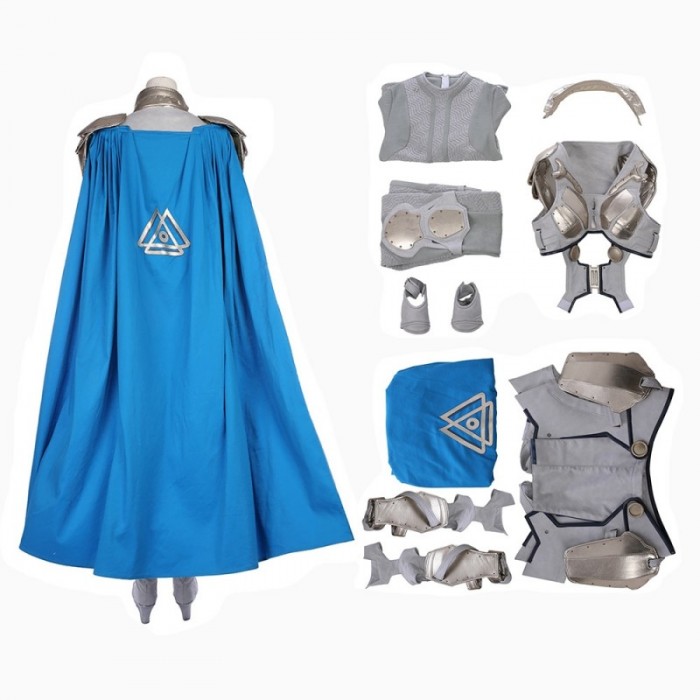 Thor Ragnarok Valkyrie White War Armor Cosplay Costume