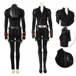 Black Widow Natasha Cosplay Costume Top Level 4418