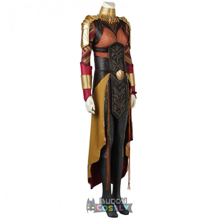 Avengers Endgame Okoye Wakanda General Cosplay Costume Top Level
