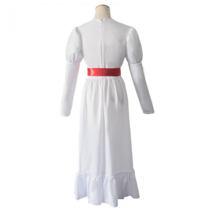 Annabelle Cosplay Costumes Classic White Dress Halloween Costumes For Women