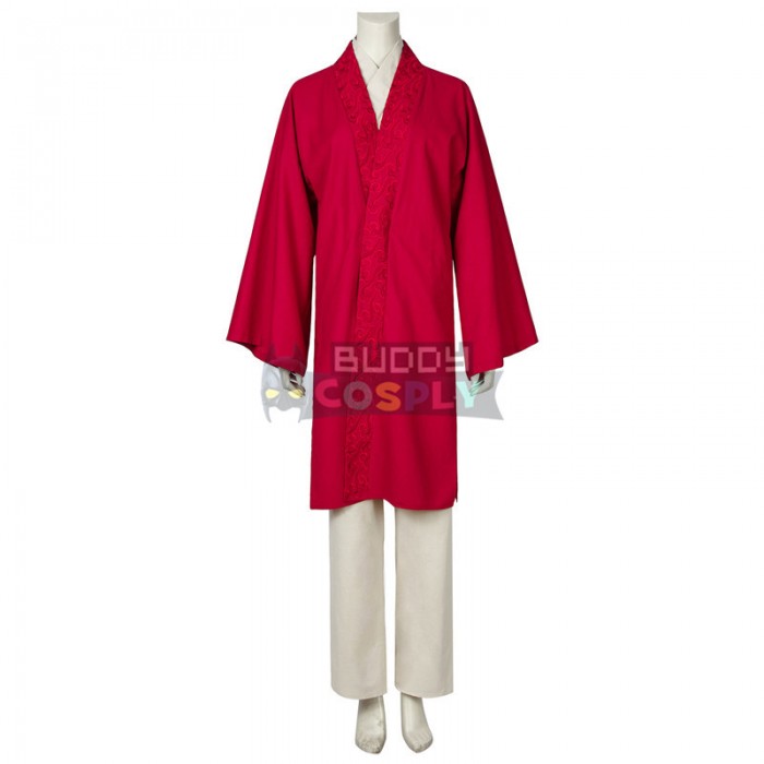 Mulan Cosplay Costumes New Mulan Female Chinese Style Red Cosplay Suit 4476