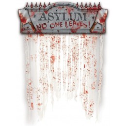Asylum Bloody Doorway Curtain