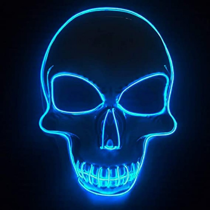 Scary Halloween Mask LED Light Up Mask