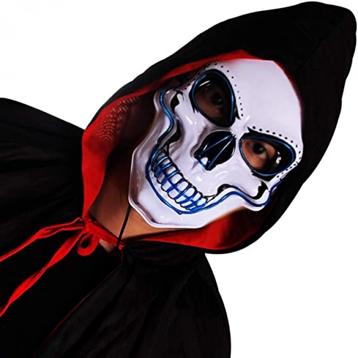 Scary Halloween Mask LED Light Up Mask