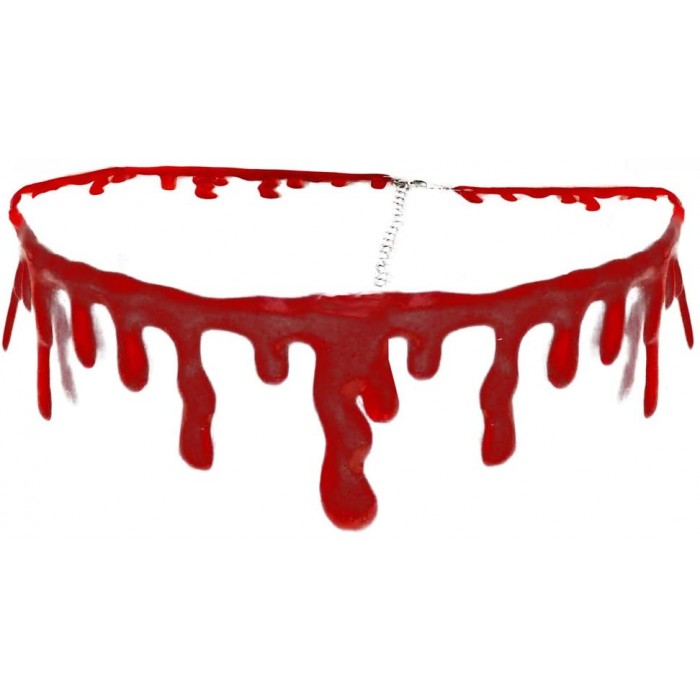 Dripping Blood Halloween Party Choker Necklace