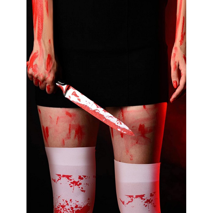 Blood Stained Stockings for Halloween Cosplay Costume