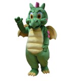 Green Dinosaur Mascot Costume for Adults Halloween Carnival Party Event