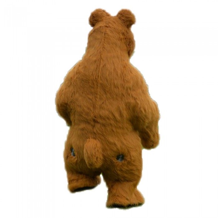 Giant Inflatable Mash Bear Mascot Costume for Event Party Blow Up Bear Suit Ful Body Adult Plush Fancy Dress Carnival Outfits