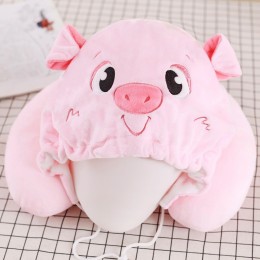 Unisex Pink Pig Neck Pillow