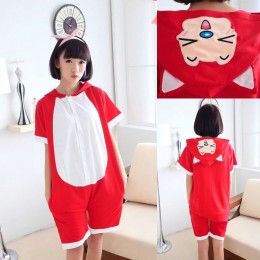 Red Fox Pajamas Hoodie Kigurumi