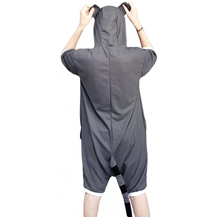Mole Kigurumi Animal Onesiess Costumes Pajamas Short Sleeve-Kigurumi Onesie Pajama For Adult In Summer