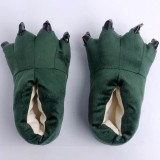 Unisex Dark green Animal Onesies Kigurumi slippers shoes