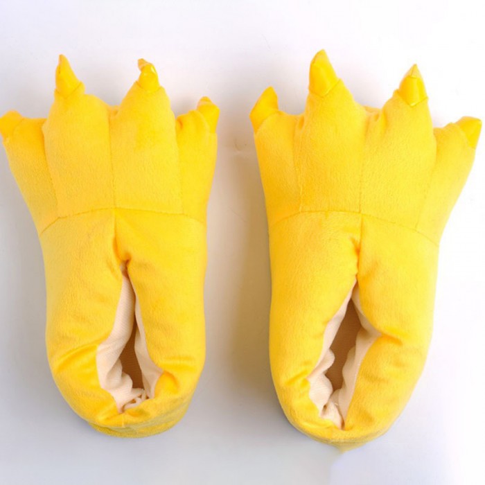 Unisex Yellow Animal Onesies Kigurumi slippers shoes