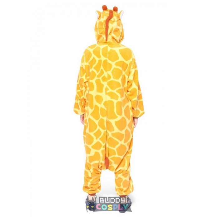Orange Giraffe Onesies Pajamas