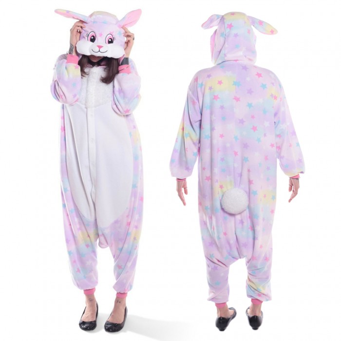 Pastel Dream Rabbit Onesies Pajamas
