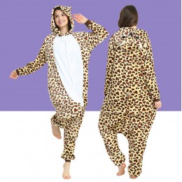 Leopard Bear Kigurumi Onesies Pajamas