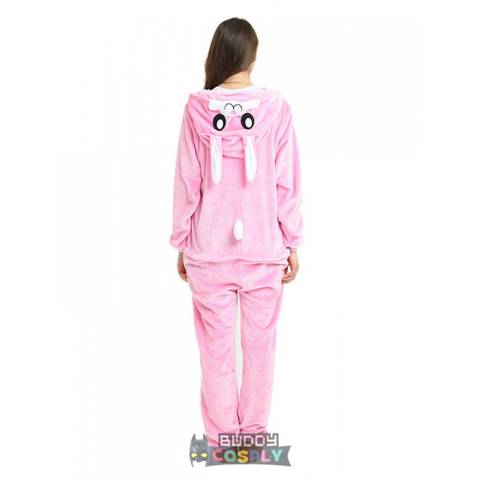 Pink Rabbit Kigurumi Onesies Pajamas