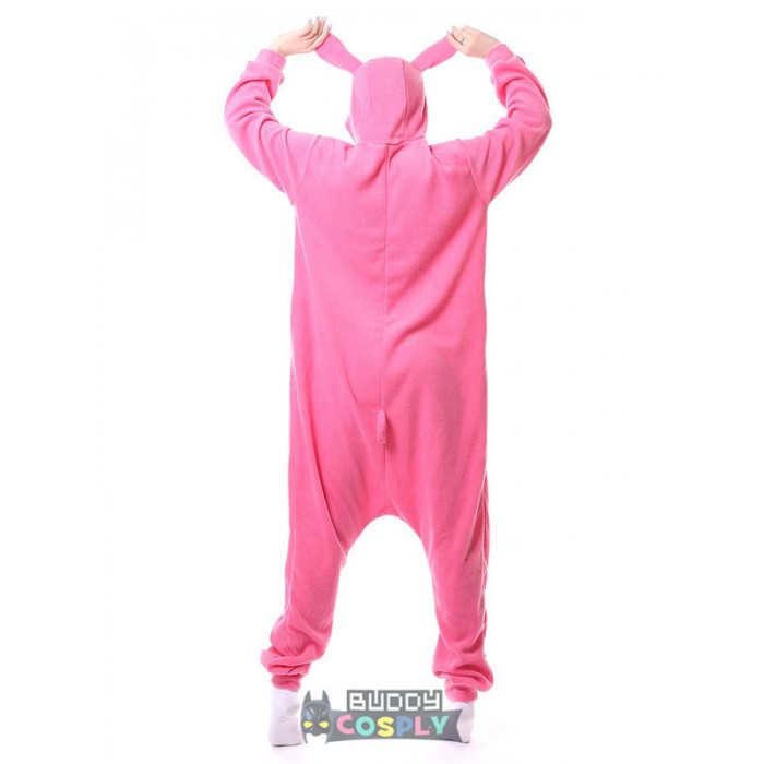 Pink Rabbit Kigurumi Onesies Animal Pajamass